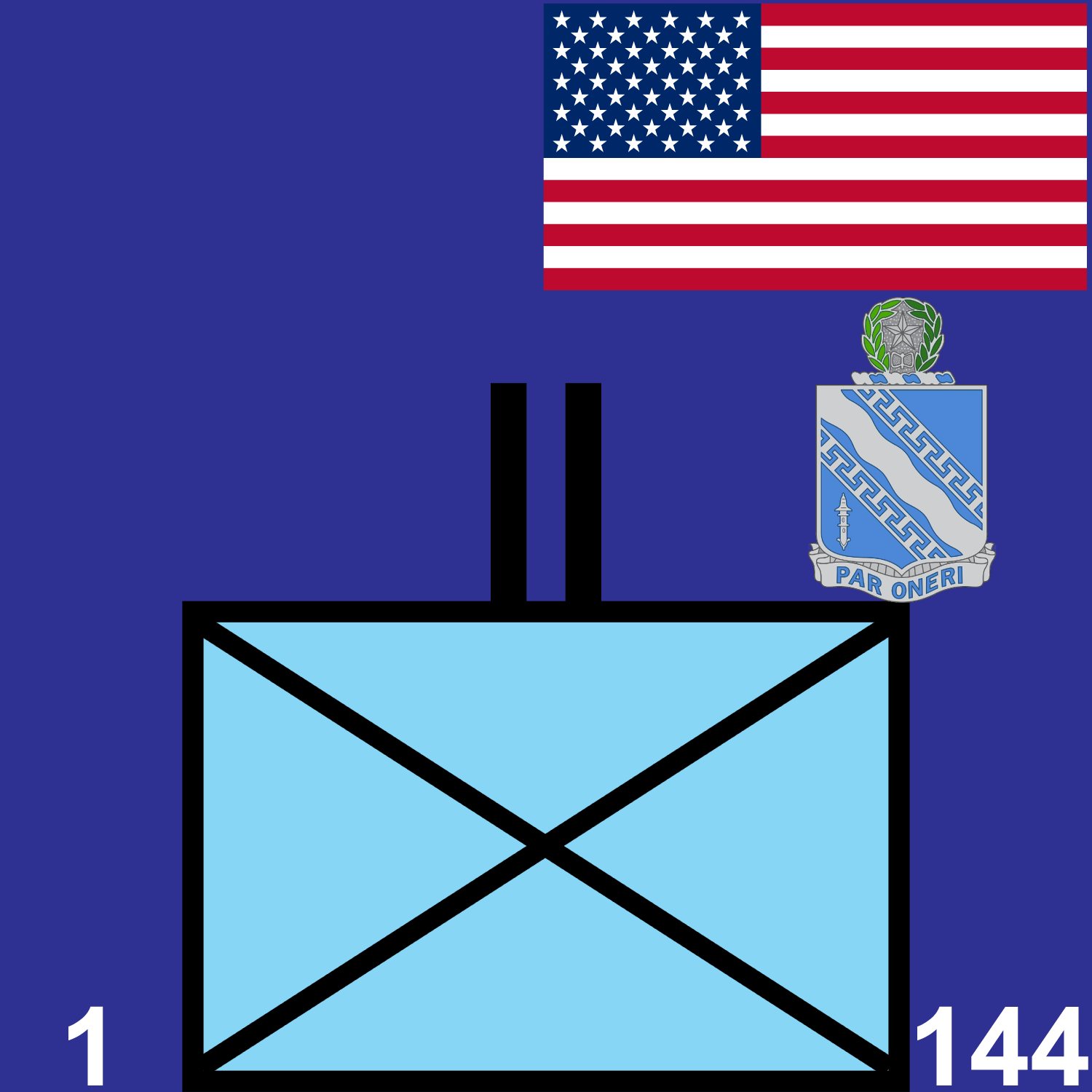 1st Battalion, 144th Infantry Regiment icon